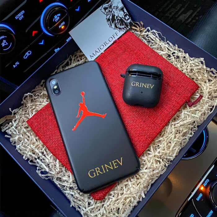 Чехлы для iPhone и AirPods Pro с принтом баскетбол