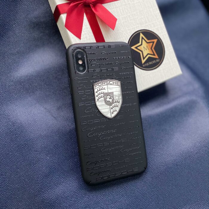 Чехол для iPhone с принтом и логотипом Porsche