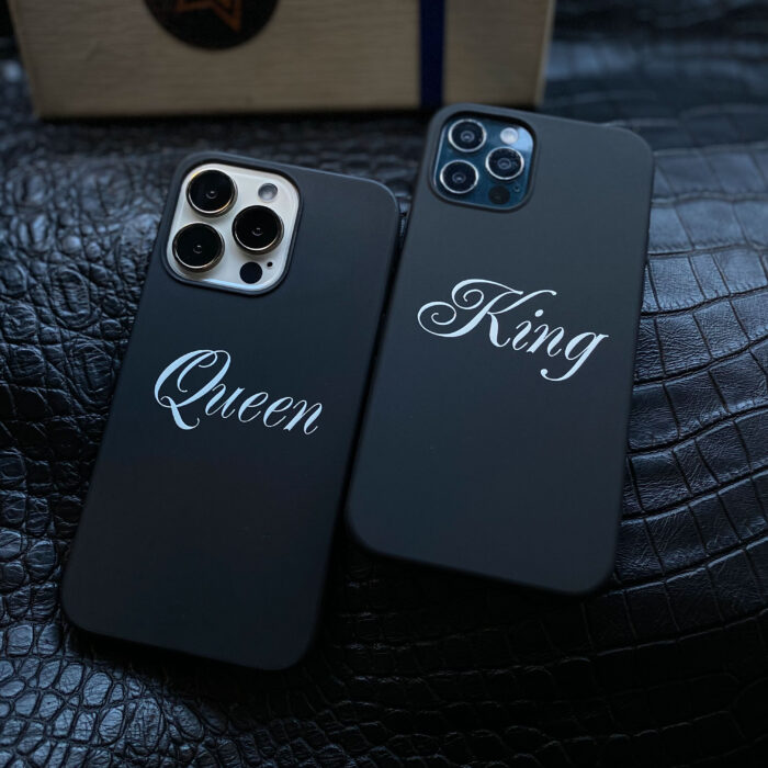 Парные чехлы для iPhone King Queen Король и Королева