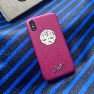 Чехол для iPhone кожаный со знаком зодиака