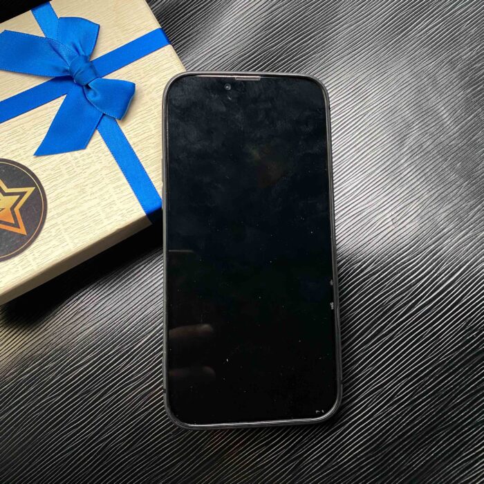 Чехол для iPhone из черной кожи с гербом ФСО