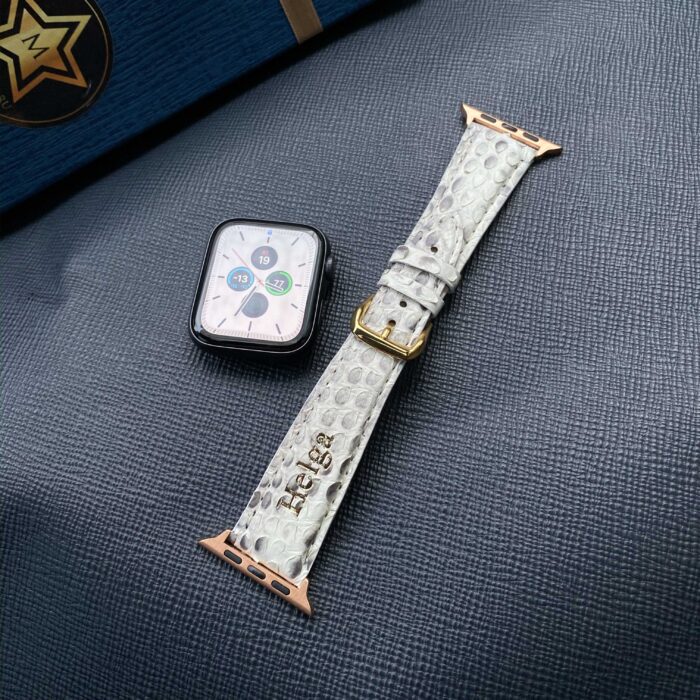 Ремешок для Apple Watch из кожи именной