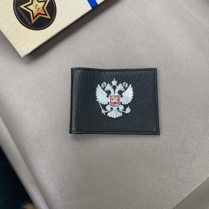 Обложка на удостоверение с гербом России