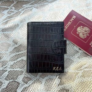 Портмоне для паспорта и автодокументов коричневое