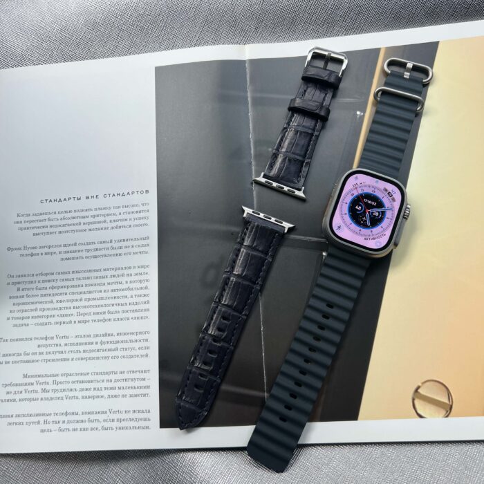 Ремешок для Apple Watch Ultra из кожи крокодила