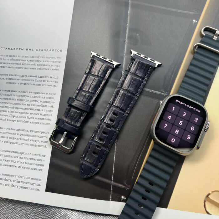 Ремешок для Apple Watch Ultra из кожи крокодила