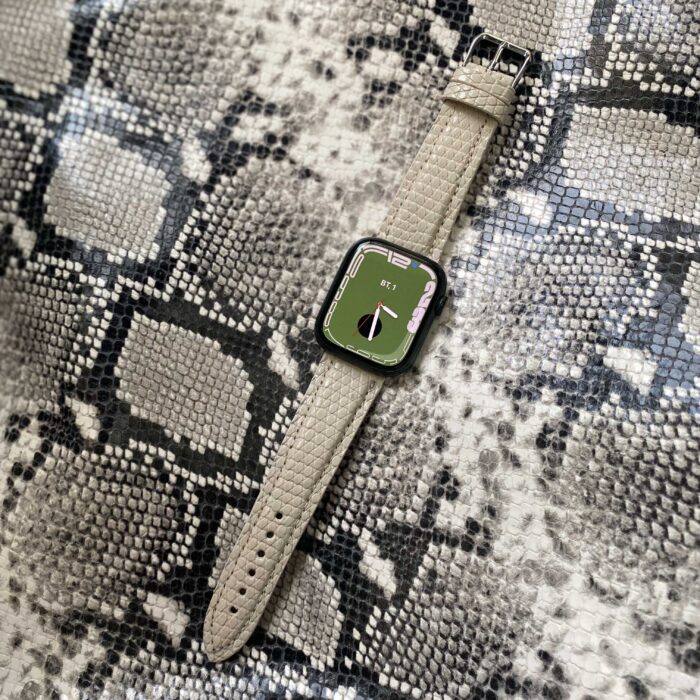 Ремешок для Apple Watch из игуаны белый